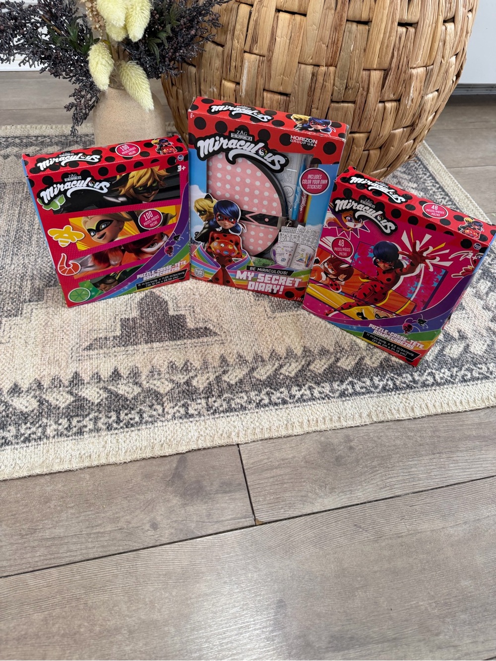 New Miraculous Tales of Ladybug & Cat Noir Puzzles & Secret Diary Lot of 3 Kids - Picture 9 of 16